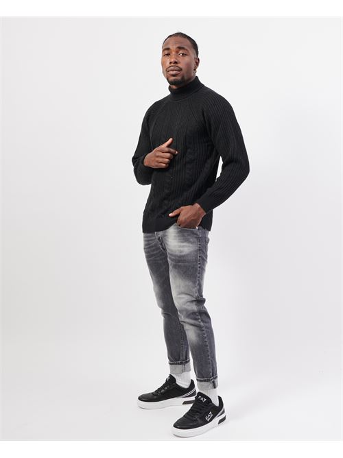 Yes Zee Wool Blend Turtleneck Sweater YES ZEE | M854-HD000801